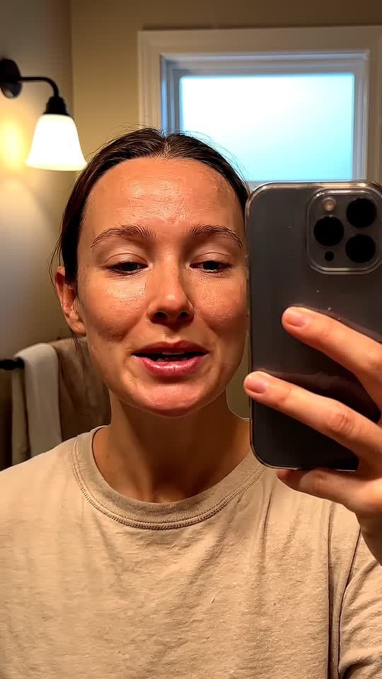 Skincare demo take, frame still